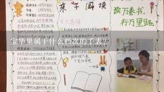 宝华里属于什么档次的手表？