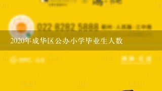 2020年成华区公办小学毕业生人数