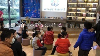 临沂三合屯小学校长叫什么