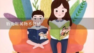 胎儿附属物不包括