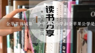 金苹果锦城第一中学附属小学和金苹果公学是什么关系？