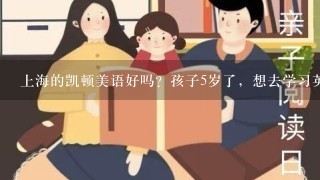 上海的凯顿美语好吗？孩子5岁了，想去学习英语，可以参加活动吗？