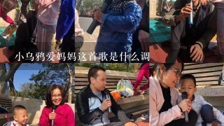 小乌鸦爱妈妈这首歌是什么调