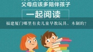 福建厦门哪里有卖儿童早教玩具，木制的？